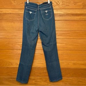 Vintage 80s Gitano straight leg embroidered pocket jeans